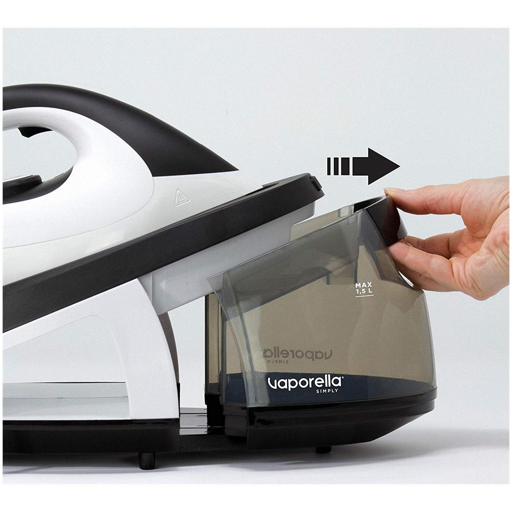 Vaporella Simply VS20.20 Ferro da Stiro con Caldaia Potenza 2200 Watt Colore Nero / Bianco - Foto 2