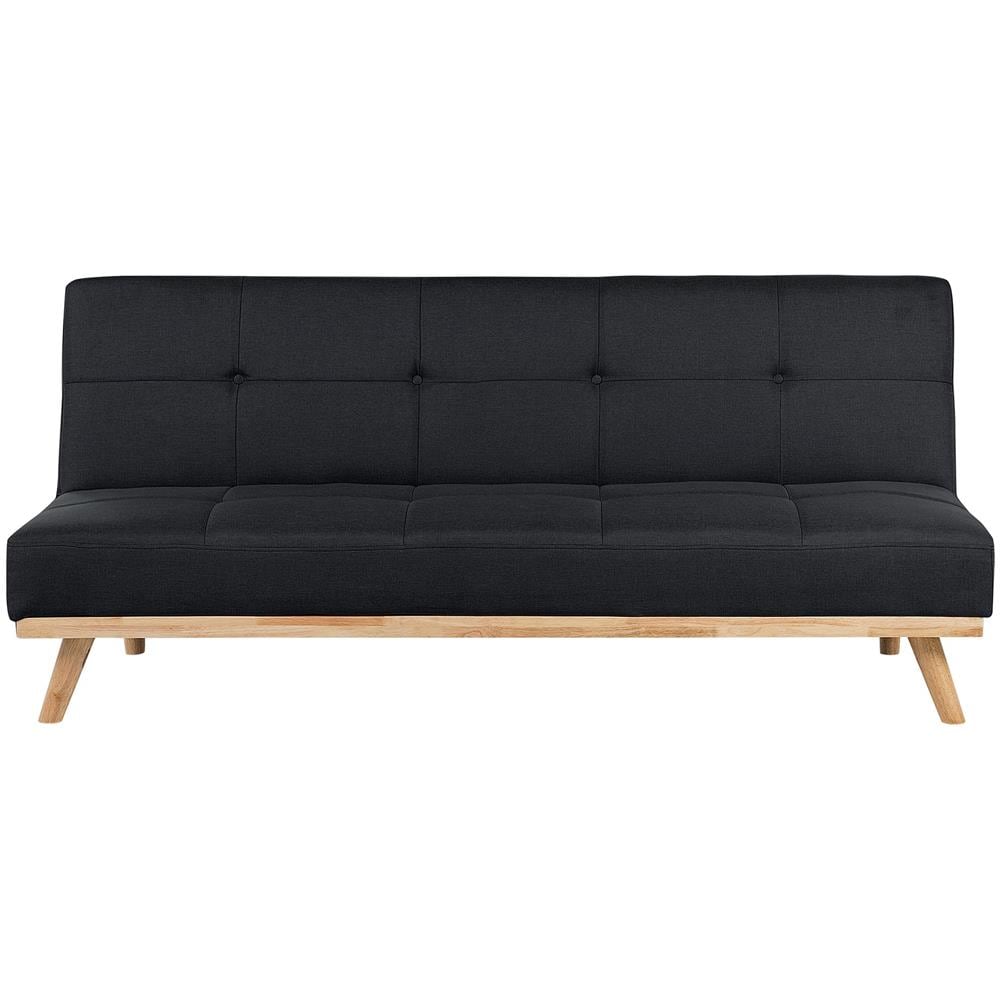 Divano Letto 3 Posti Nero Froya - Foto 1