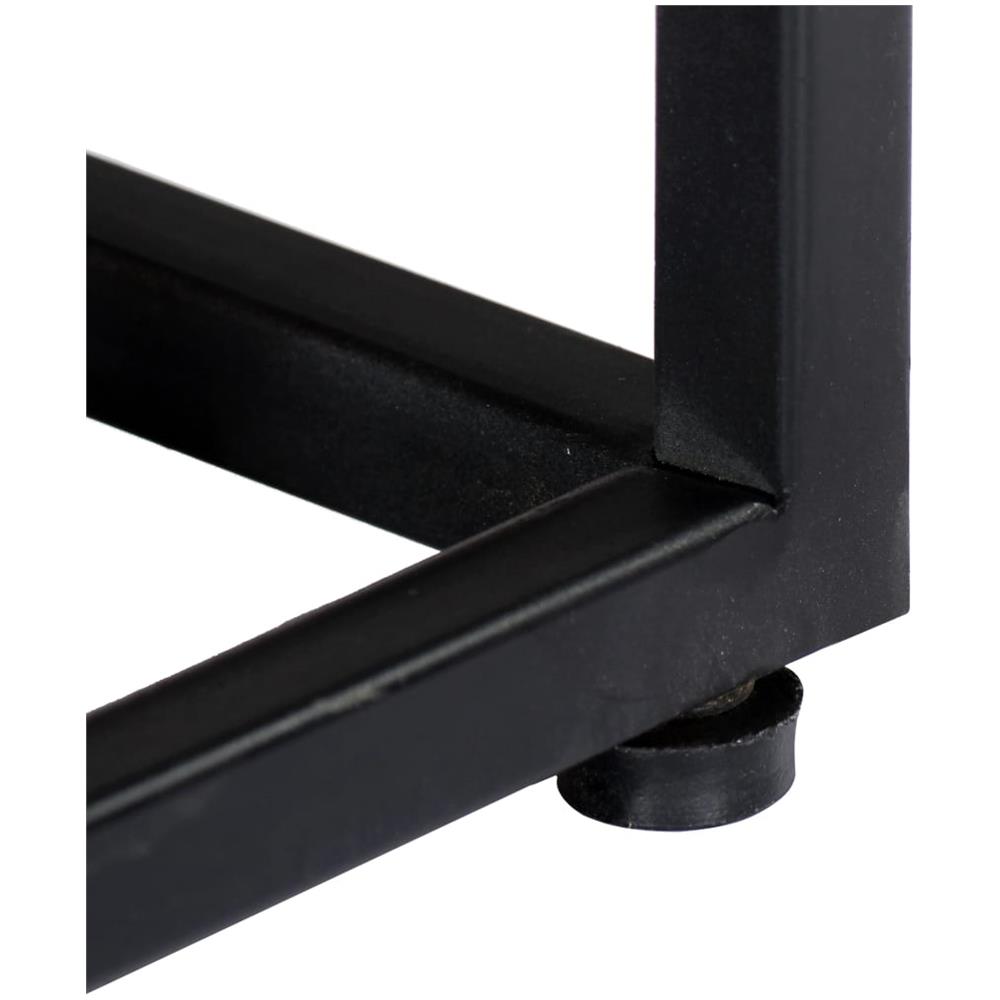 Comodino 40x30x50 Cm In Legno Massello Di Recupero E Acciaio - Foto 13