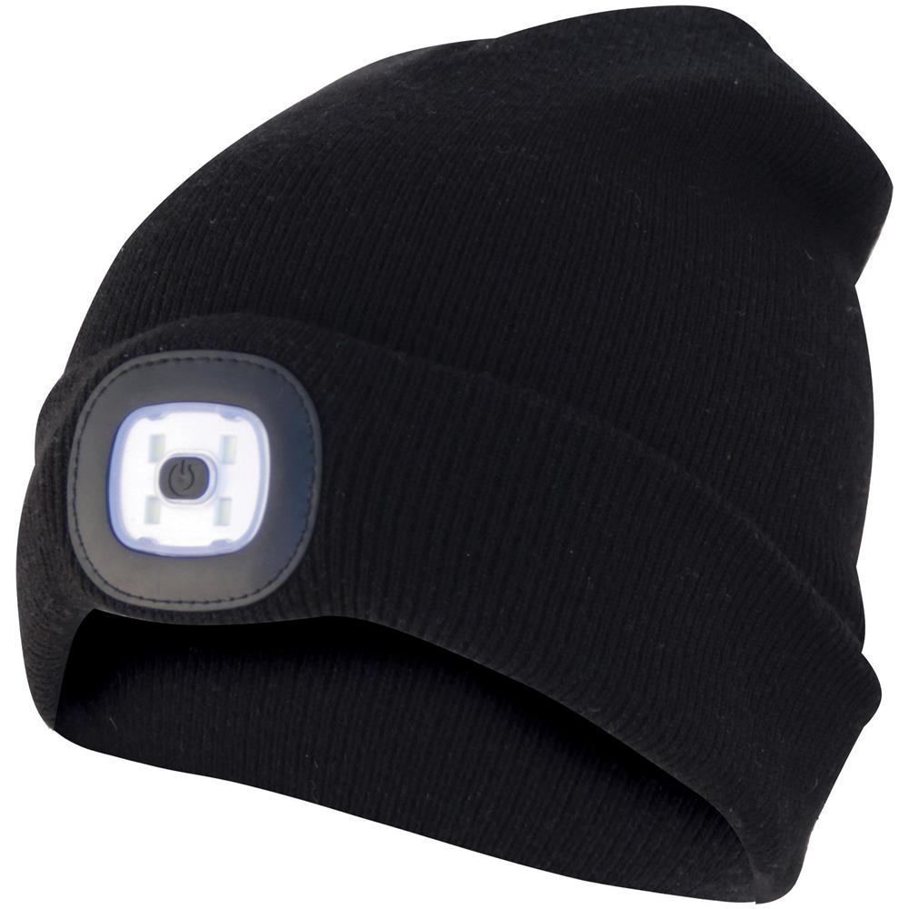 Capellino Con Luce Frontale Torcia Led Ricaricabile Nero - Foto 1