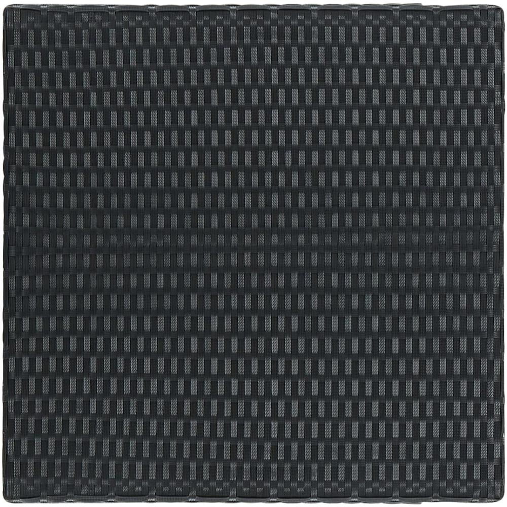 Set Bar Da Giardino 5 Pz Con Cuscini Polyrattan Nero - Foto 7