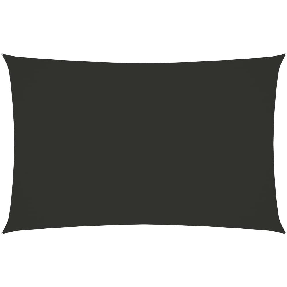 Parasole a Vela Oxford Rettangolare 2,5x5 m Antracite - Foto 1