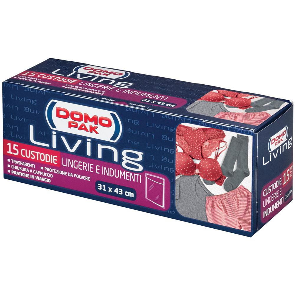 Domopak - 15 Custodie Trasparenti Lingerie  E Indumenti 31x43 - Foto 1