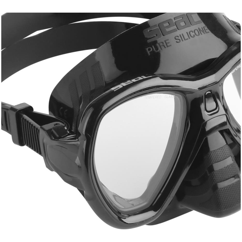 Maschera Elba Trasparente Nero - Foto 3