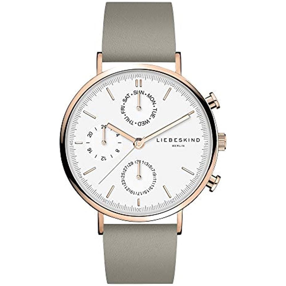 Orologio Multi-quadrante Quarzo Donna Con Cinturino In Pelle Lt-0196-lm - Foto 1