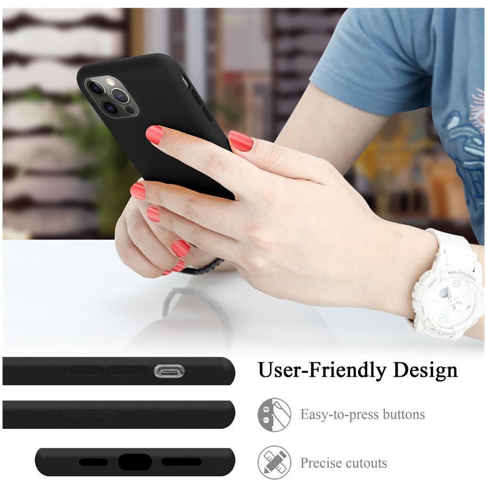 Custodia Compatibile Con Apple Iphone 13 In Liquid Nero - Coperchio Protettivo In Silicone Tpu Flessibile - Foto 7