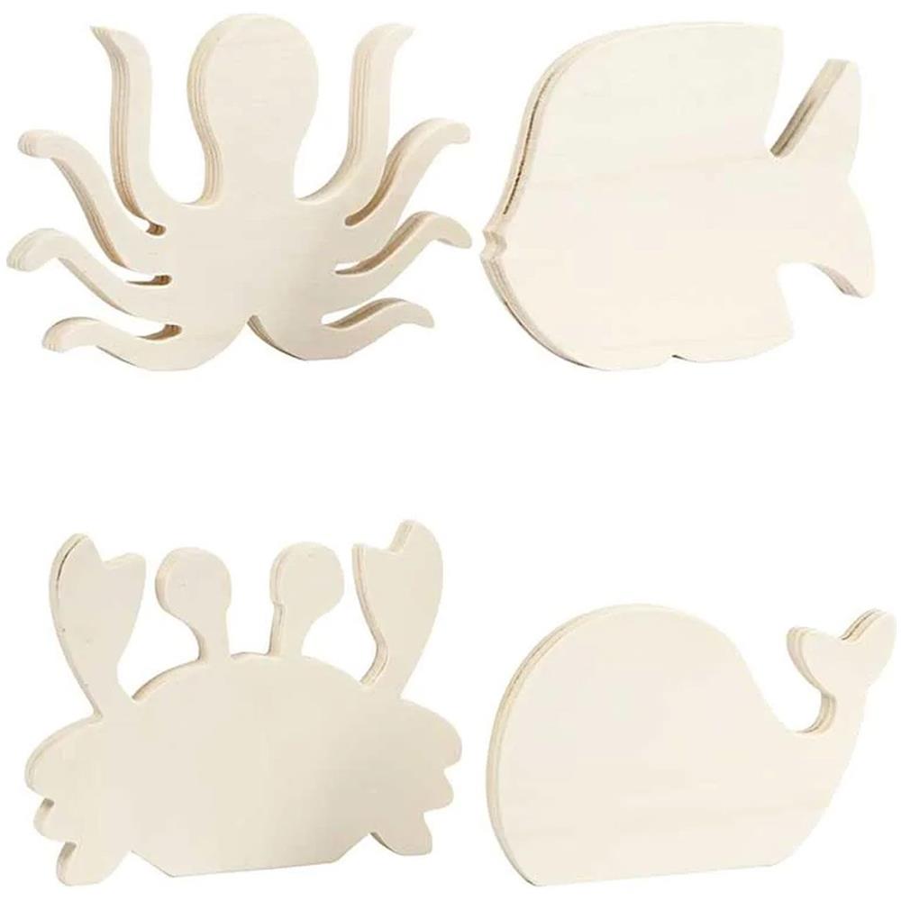 Animali Marini In Legno Per Decorare 16 Cm - Foto 2