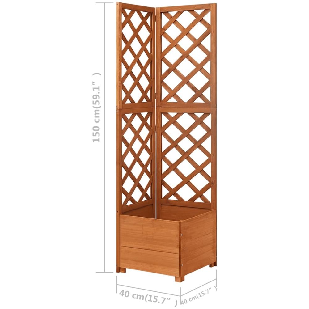 Traliccio Ad Angolo 40x40x150 Cm In Massello Di Abete - Foto 6