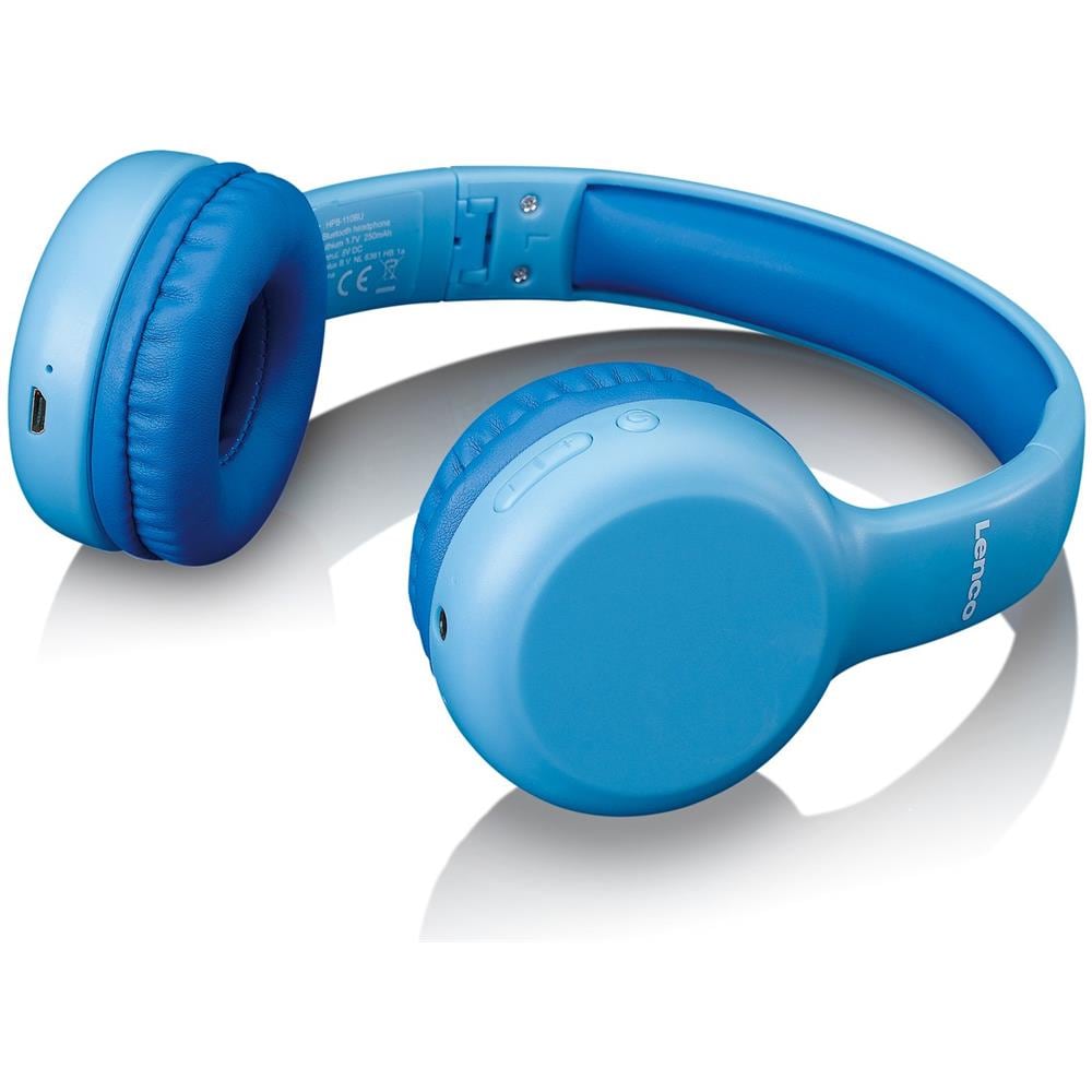 HPB-110 Kids Kopfhörer BT blau 85DB Limite akku stickers Auricolare Con cavo e senza cavo A Padiglione Micro-USB Bluetooth Blu - Foto 2