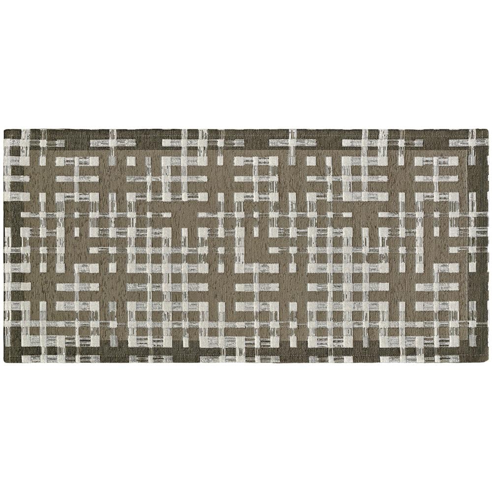 Tappeto Passatoia Cucina Corsia Retro Antiscivolo Disegno Dama By Suardi 55x240 Fango - Foto 1