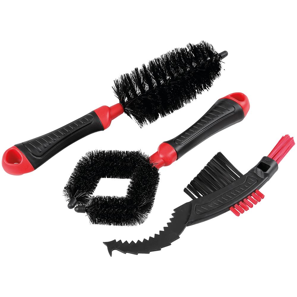 Set 3 Spazzole Per Pulizia Moto E Ciclo - Foto 1