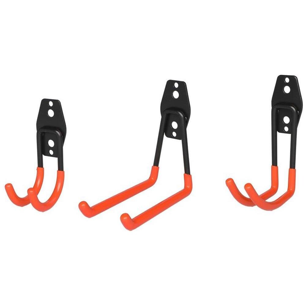 Set 8 Pezzi Ganci Professionali per Attrezzi da Garage Supporto Utensili con Viti - Foto 5