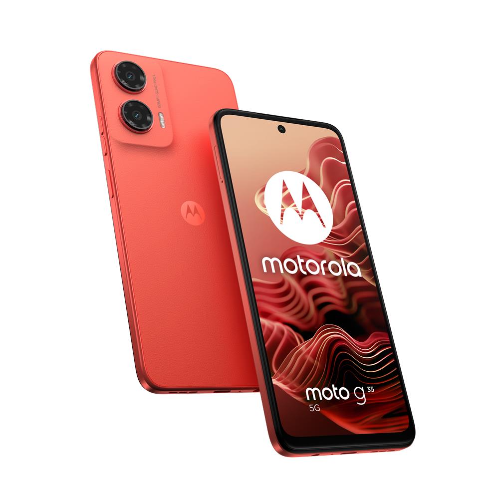 Moto G35 5G 128GB 4GB Ram Display 6.72" Main Camera 50MP Dual Sim 5000 mAh Guava Red - Foto 1