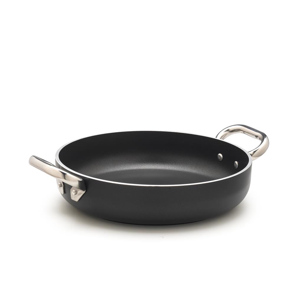 Tegame 2 Maniglie ad Induzione Diametro 28 cm - Linea Al Black Induzione 5 mm - Foto 1