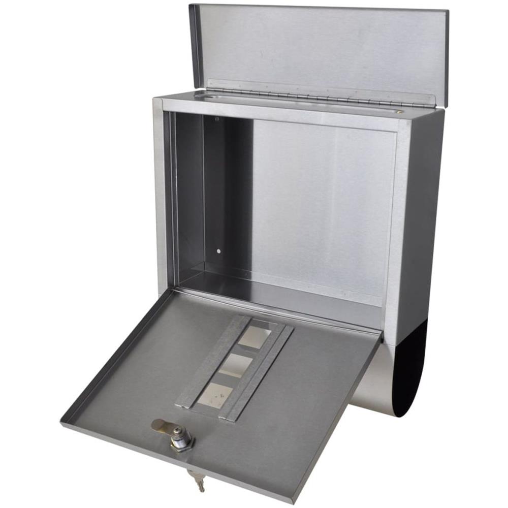 Casetta Della Posta Doppia Con Supporto In Acciaio Inossidabile - Foto 2