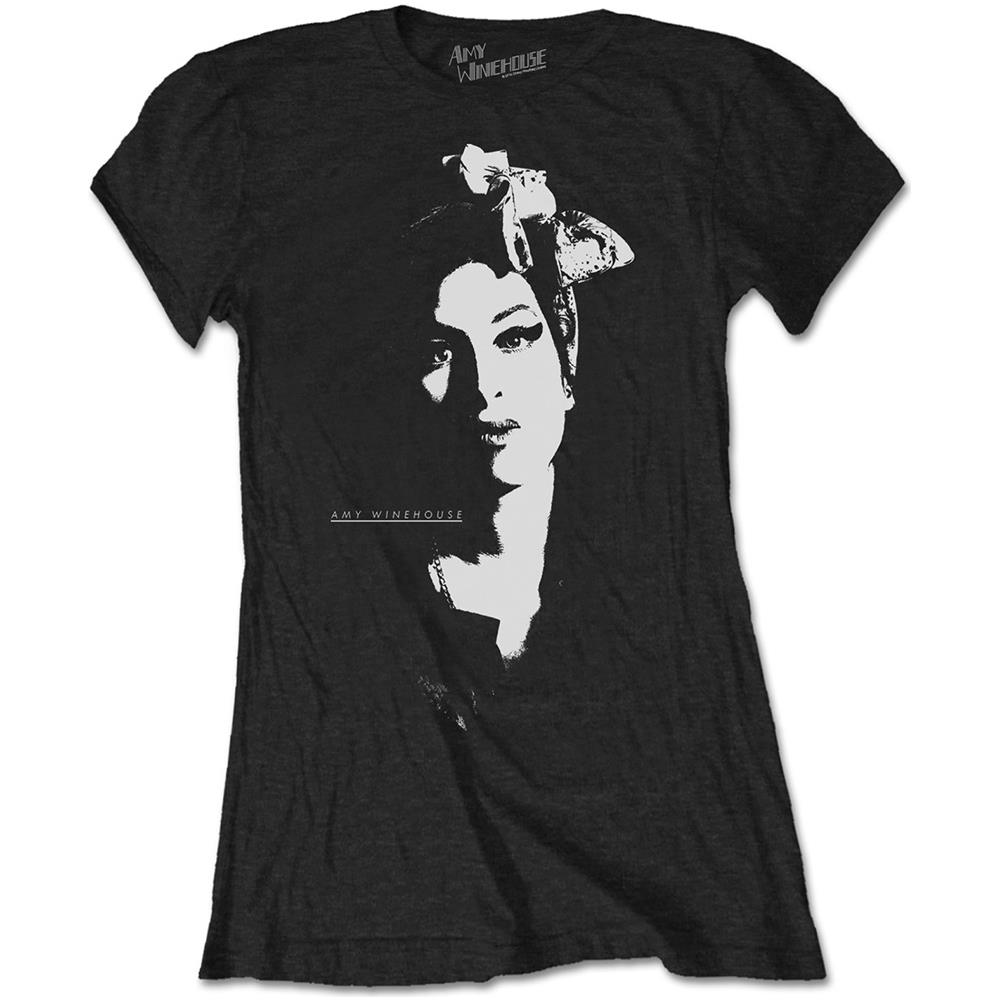 Amy Winehouse - Scarf Portrait (T-Shirt Donna Tg. S)  - Foto 1