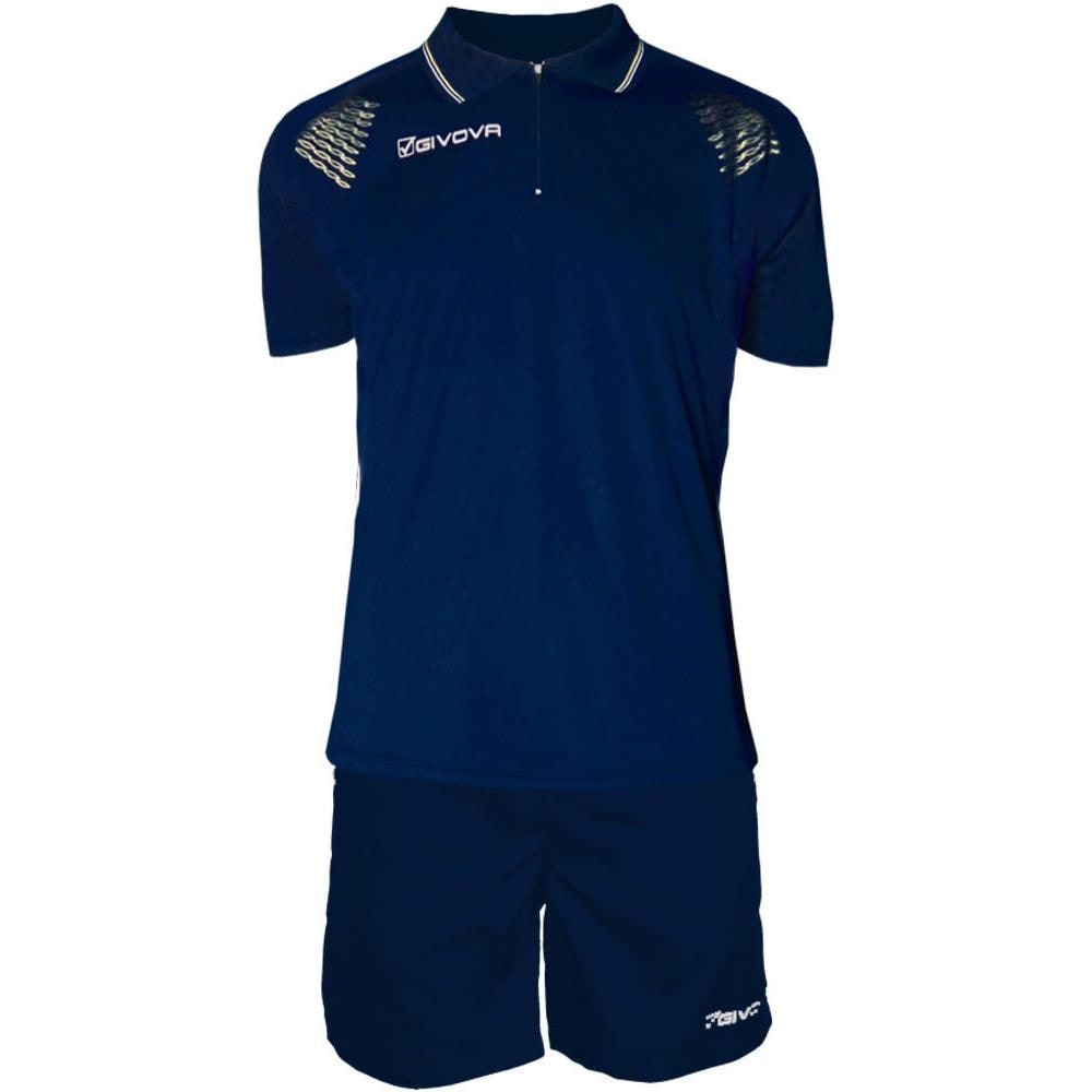 Kit Easy Completino Di Maglia Manica Corta E Pantaloncino Colore Blu / bianco Taglia Xs - Foto 1