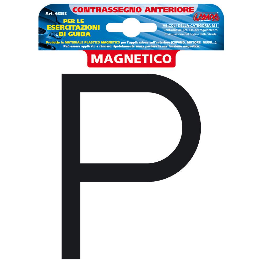 Contrassegno Magnetico P Anteriore 12x12mm - Foto 2