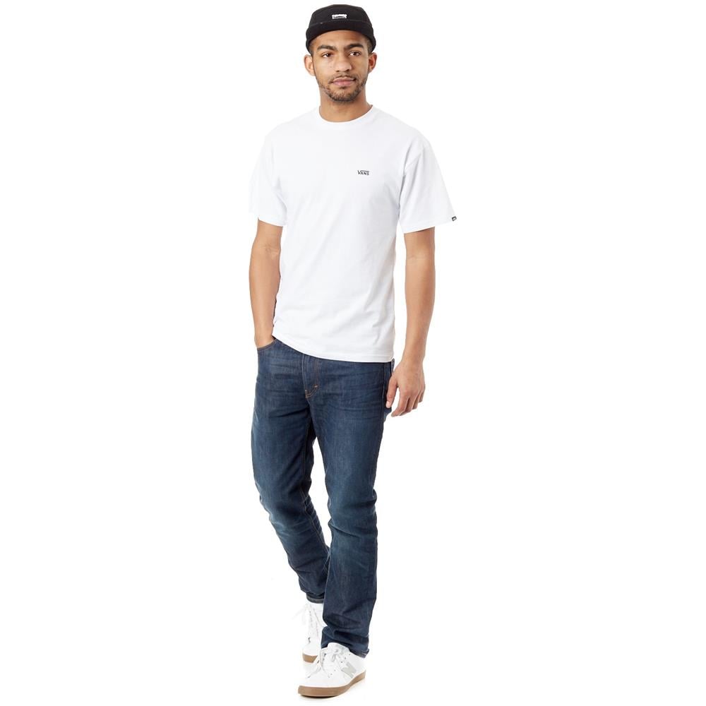 T-shirt Chest Logo Bianco Nero (s, Bianco) - Foto 2