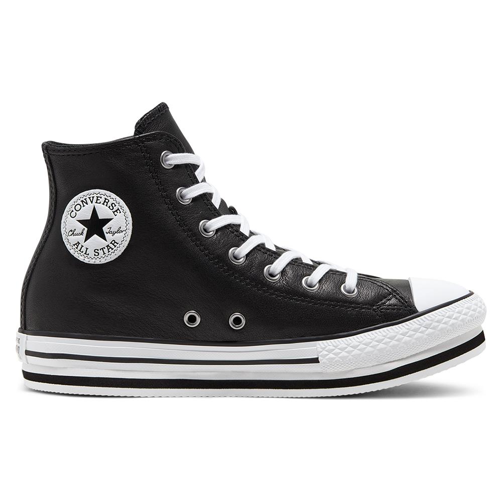 Scarpe Chuck Taylor All Star Platform Eva J Taglia 27 Codice 666391c Nero - Foto 1