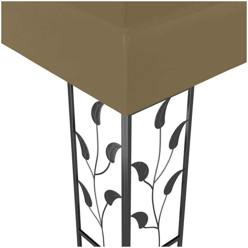 Gazebo 3x3 m Grigio Talpa 180 g / m² - Foto 3