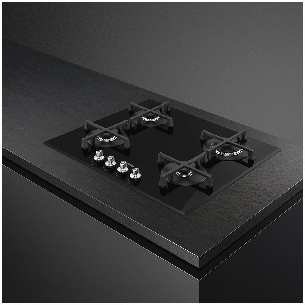 Piano Cottura PV164N2 a Gas 4 Fuochi Gas Colore Nero - Foto 2