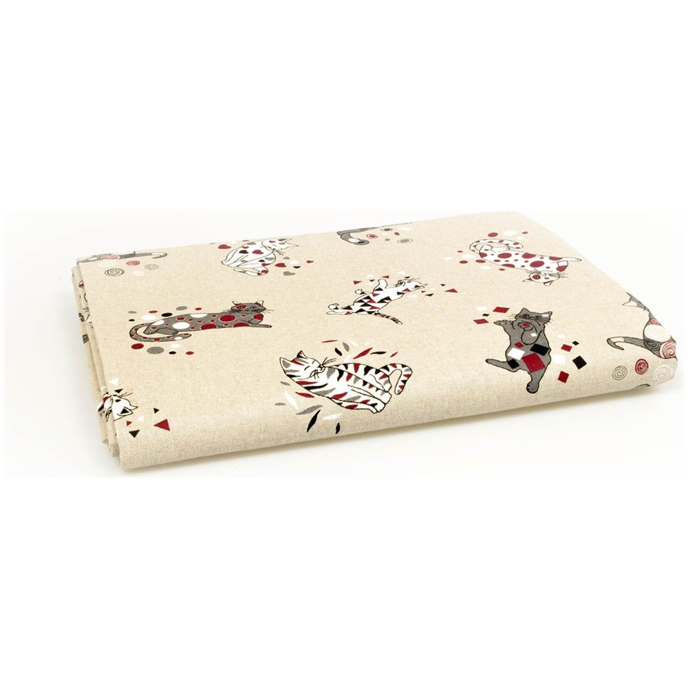 Telo Arredo Granfoulard Copritutto Cotone Made Italy Vari Disegni Arredatutto Copriletto Multiuso 1 Piazza Gatti Patchwork - Foto 2