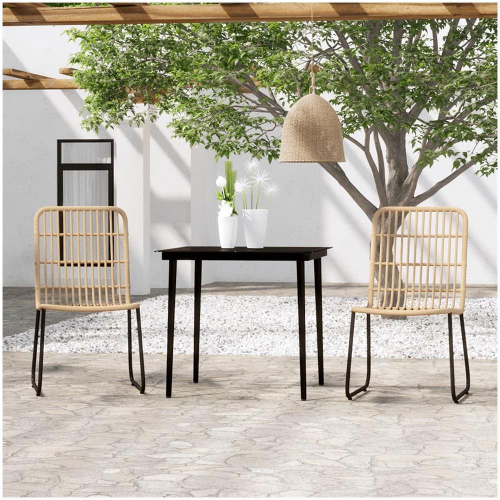 Set Mobili Da Pranzo Da Giardino 3 Pz Rovere - Foto 1