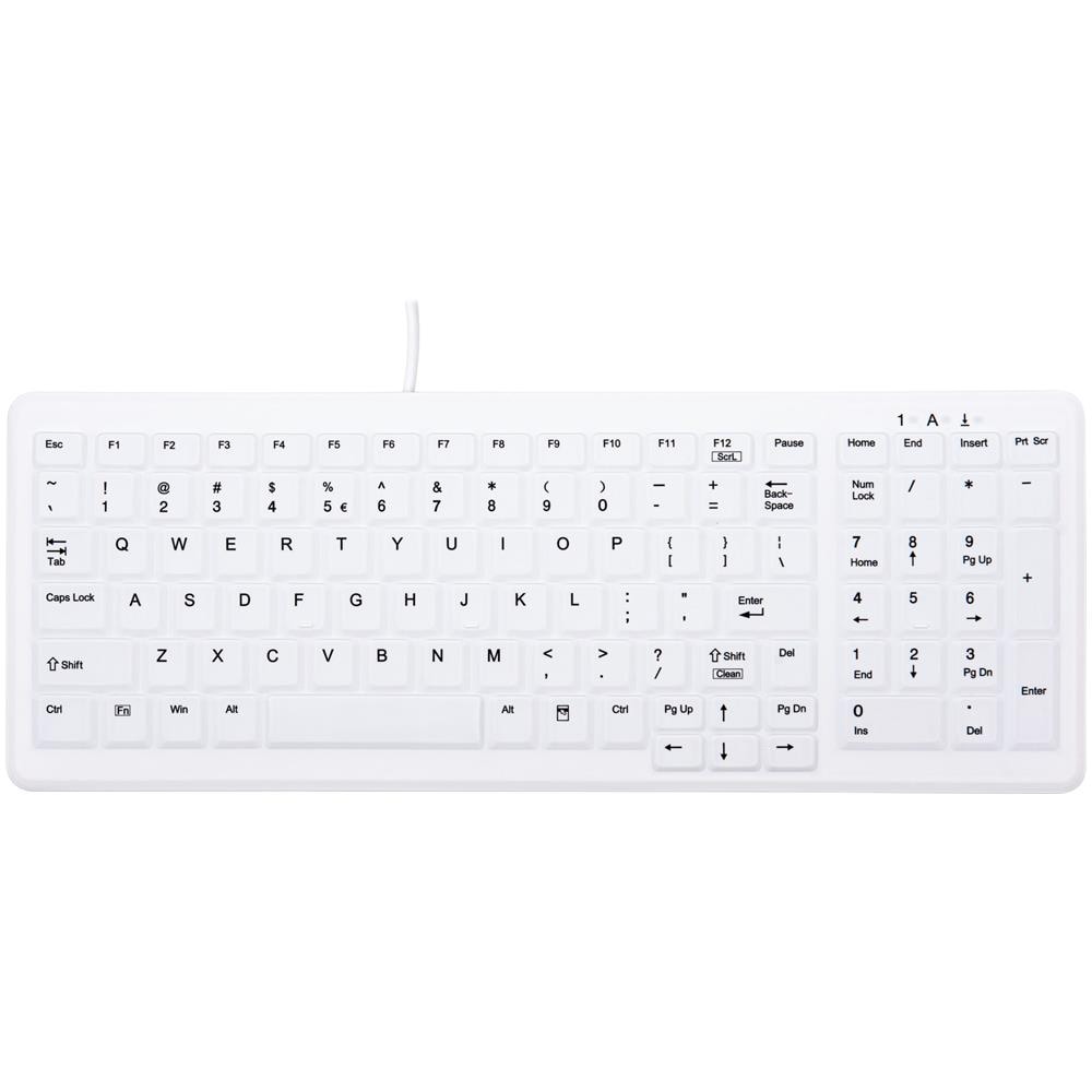 AK-C7000 tastiera USB QWERTY Inglese US Bianco - Foto 1
