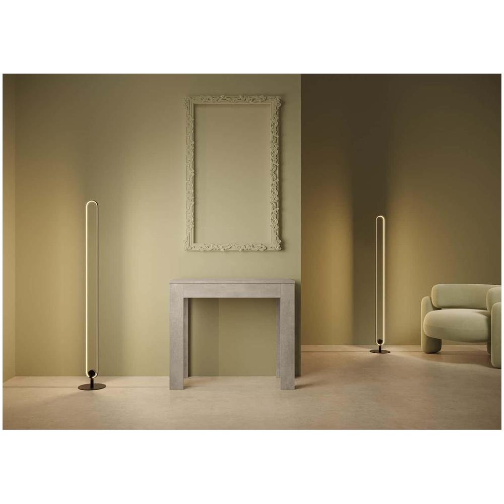 Consolle allungabile 90x42/198 cm Bora Small cemento - Foto 2
