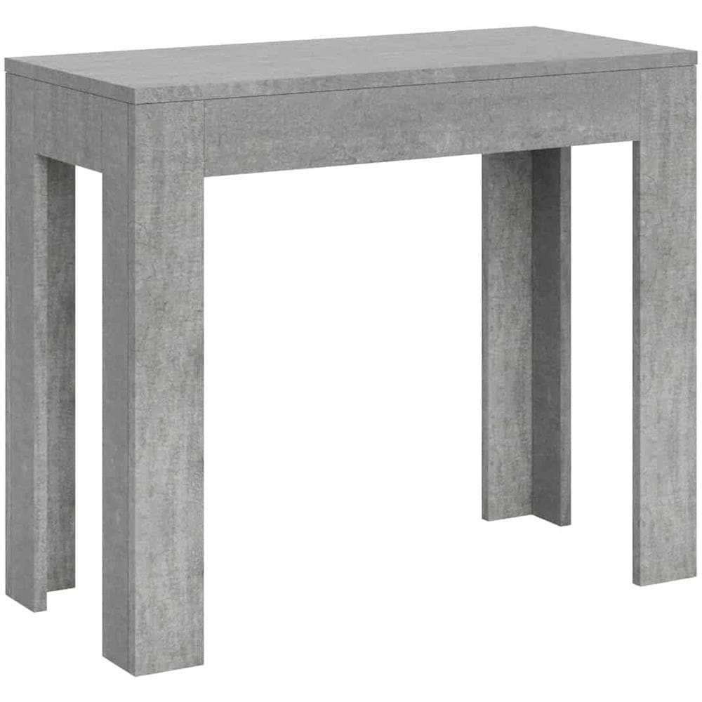 Consolle allungabile 90x42/198 cm Bora Small cemento - Foto 1