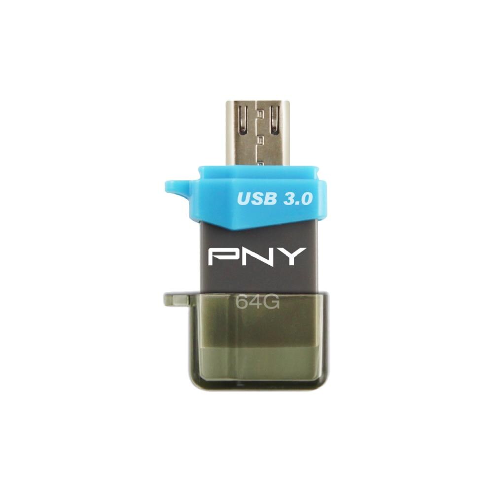 Chiavetta USB OTG Duo-Link OU3 64 GB Interfaccia USB 3.0 Colore Grigio / Blu - Foto 4