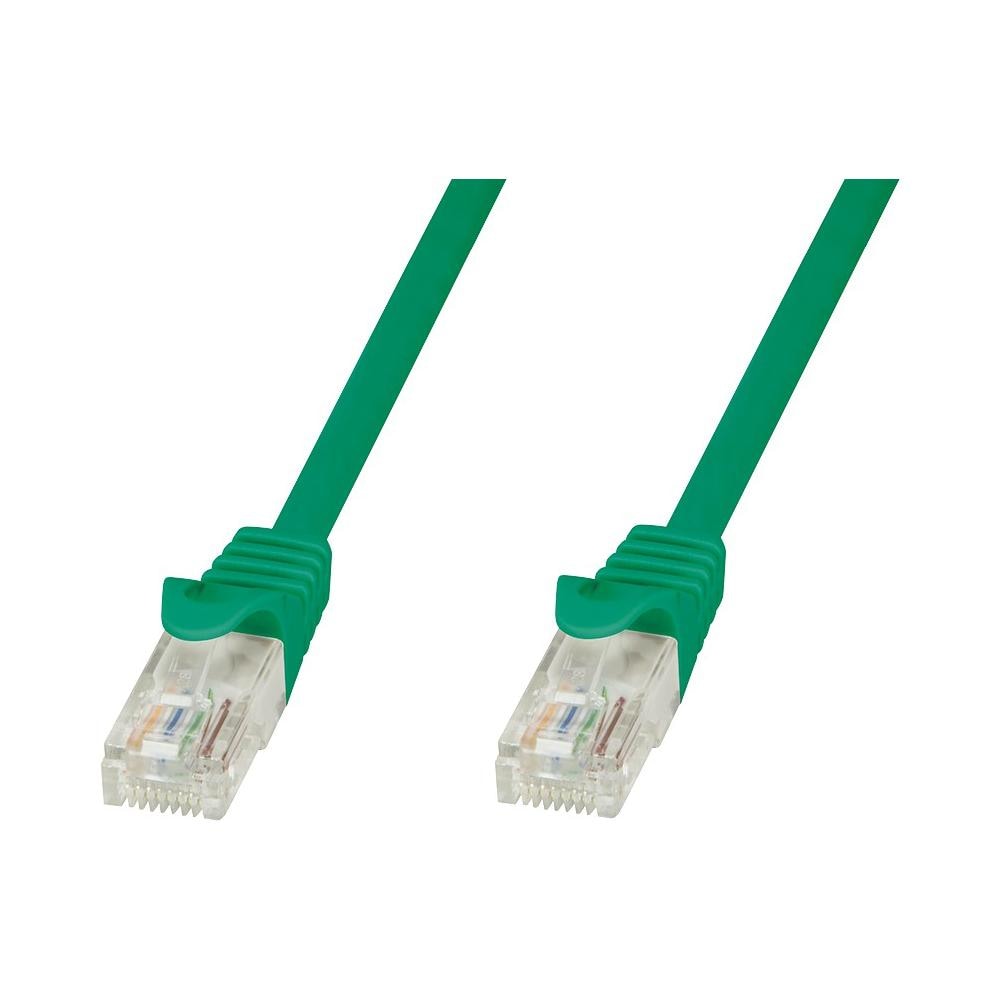 ICOC CCA6U-010-GREET - Cavo di rete Patch in CCA Cat. 6 Verde UTP 1m - Foto 1