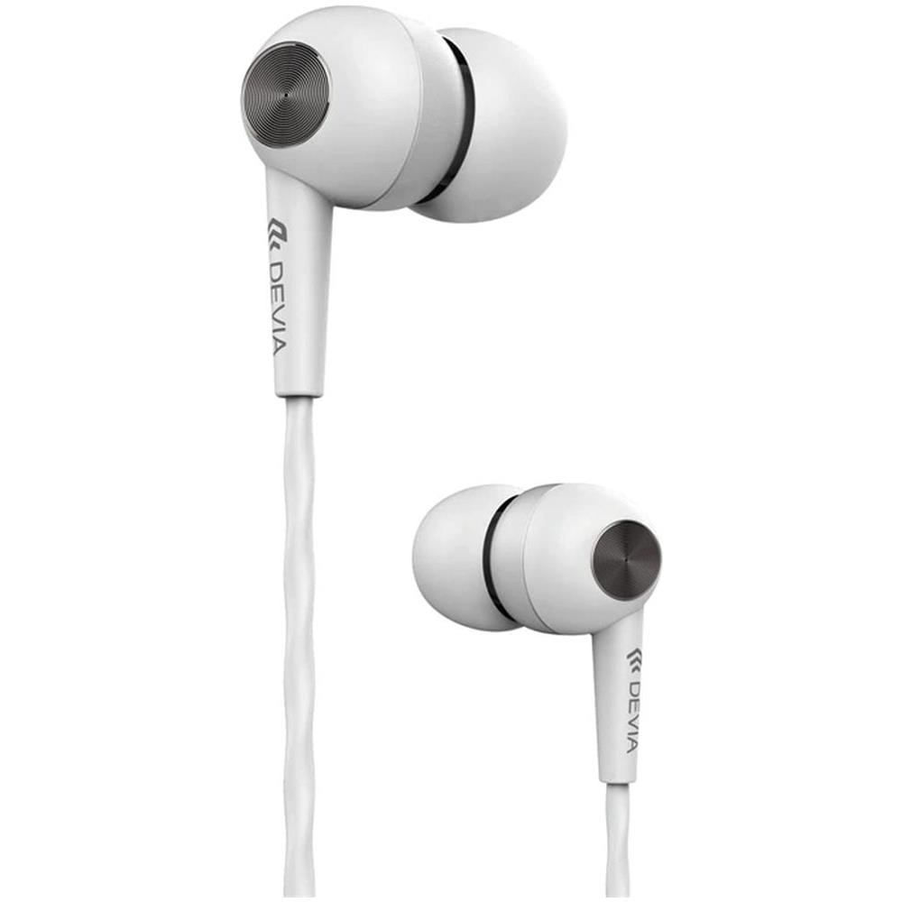 Auricolari Hi-Fi a filo bianchi con controllo brani e chiamate - Foto 1