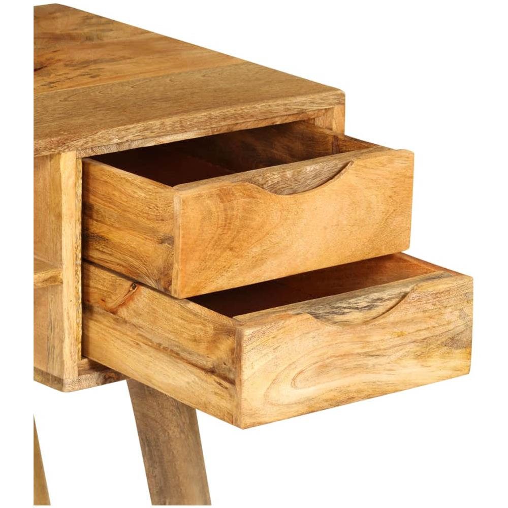 Scrivania In Legno Massello Di Mango 115x47x76 Cm - Foto 7