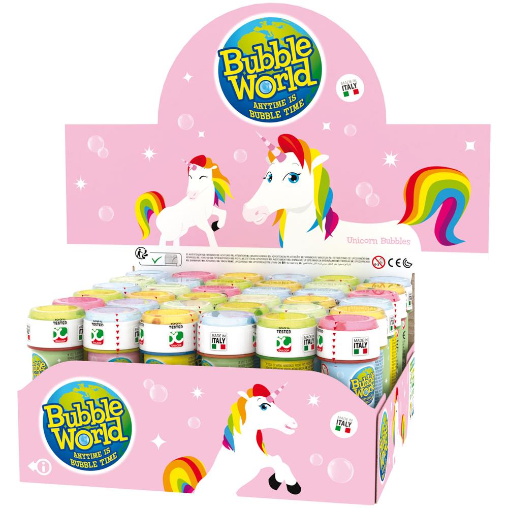 Display 36 Pz - Dulcop Bolle Di Sapone - Unicorn Bubbles - Flacone 60 Ml - Foto 1