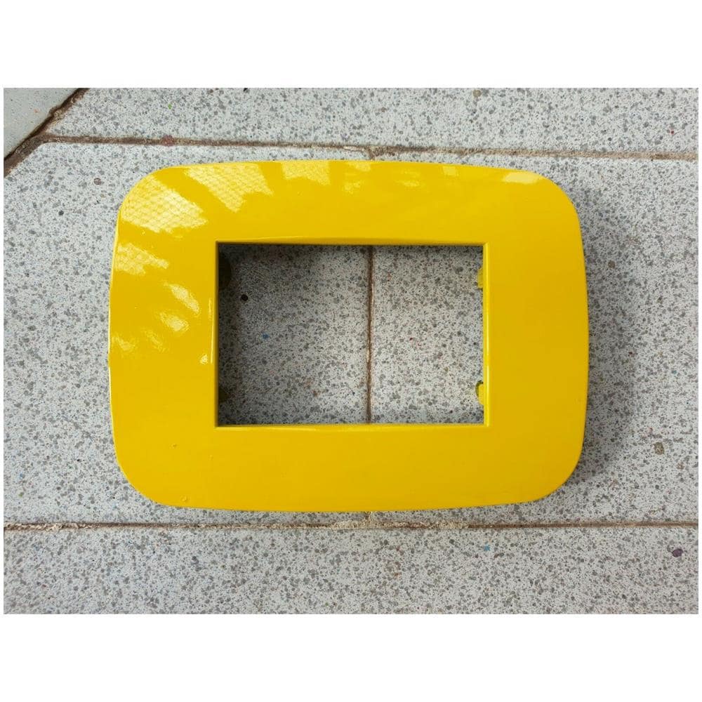 Placca Placchetta Placchette Compatibili Per Serie Axolute Colorate - Giallo 7 - Foto 1