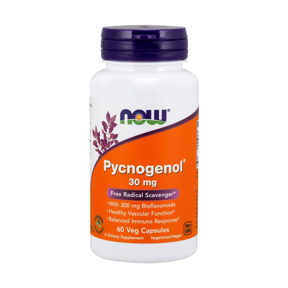 Pycogenol + 300mg Bioflavonoids, 30mg - 60 Vcaps - Picogenolo - Foto 1