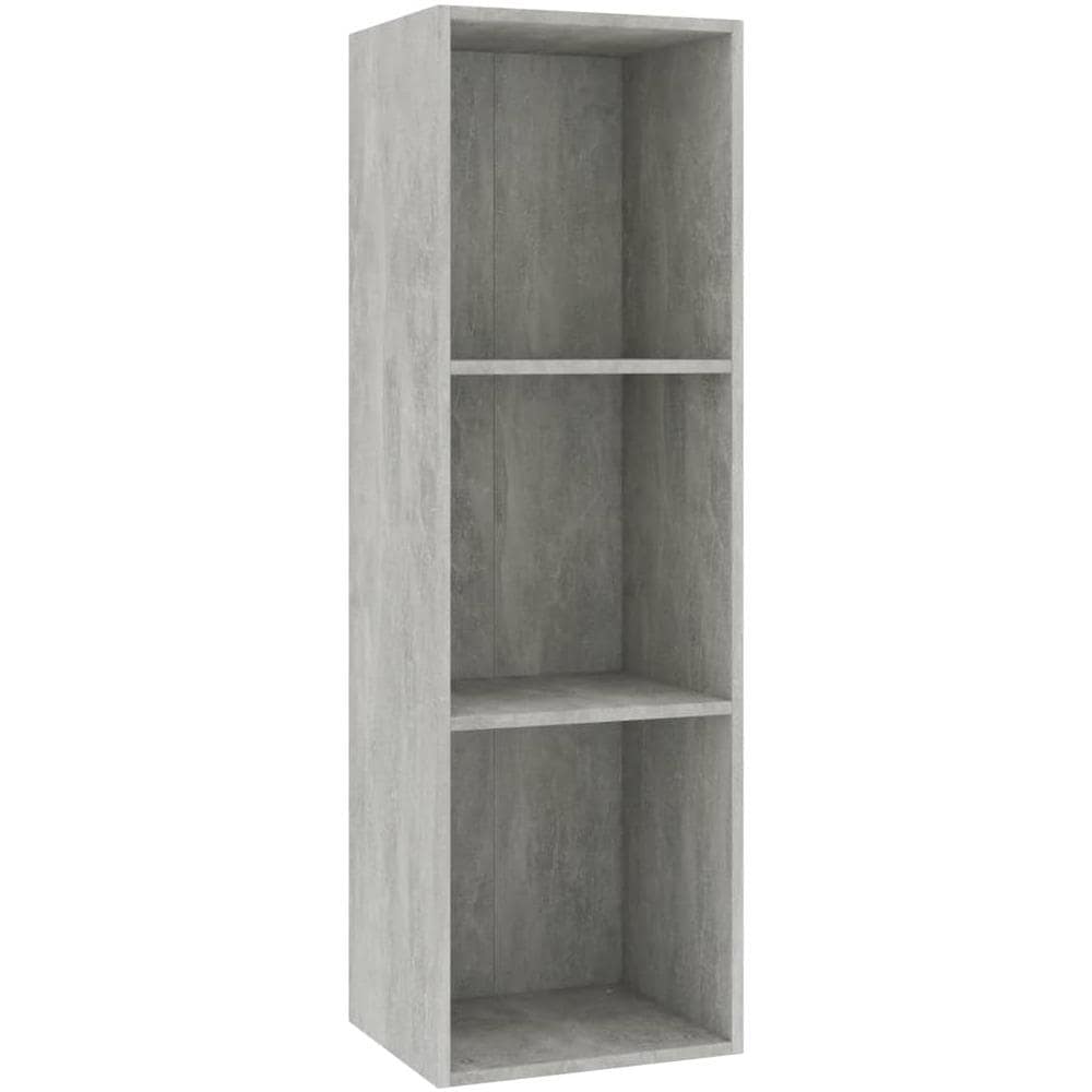 Libreria /Mobile TV Grigio Cemento 36x30x114cm Legno Multistrato - Foto 2