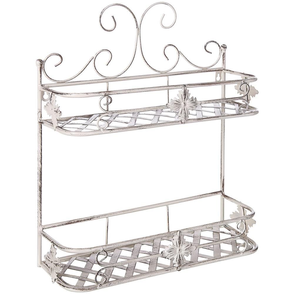 Mensola Da Bagno Metallo Bianco Marayes - Foto 1