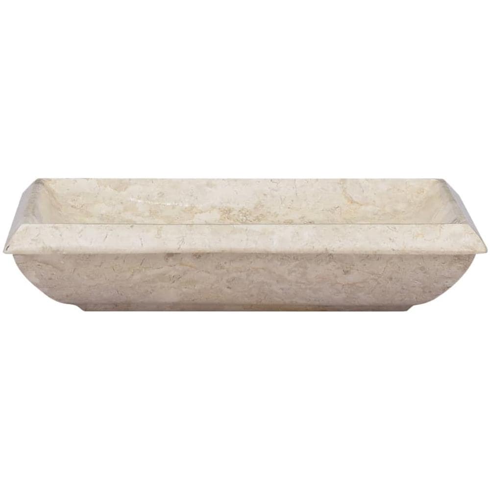 Lavandino Crema 50x35x10 Cm In Marmo - Foto 2