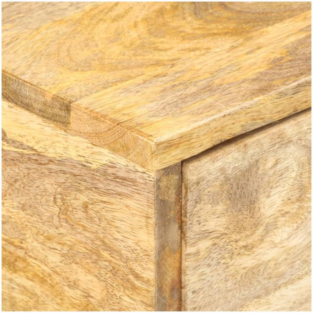 Tavolo Consolle 115x35x76 Cm In Legno Massello Di Mango - Foto 2
