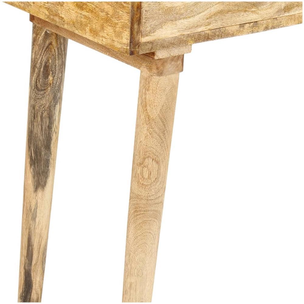 Tavolo Consolle 115x35x76 Cm In Legno Massello Di Mango - Foto 8