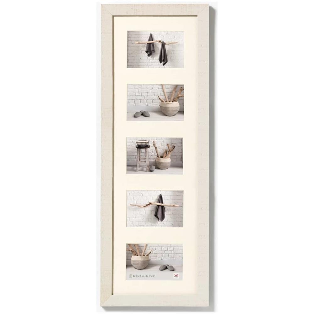 Cornice per Foto Home 5x10x15 cm Bianca - Foto 1