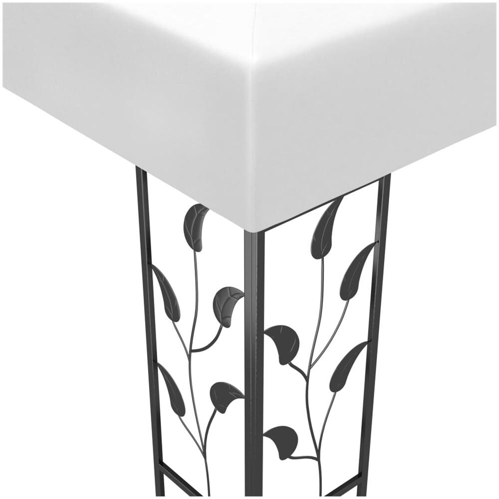 Gazebo 3x3 m Bianco 180 g / m² - Foto 3