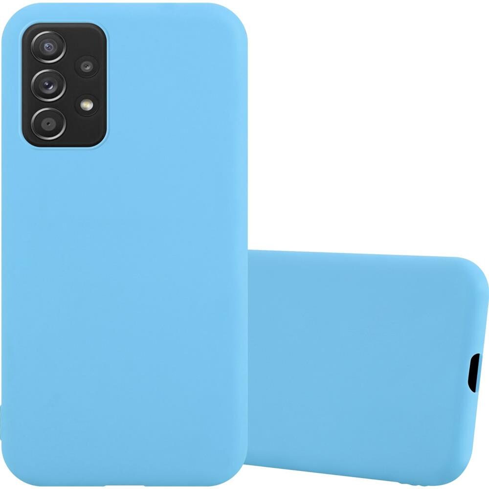 Custodia Compatibile Con Samsung Galaxy A52 (4g / 5g) / A52s In Candy Blu - Coperchio Protettivo In Silicone Tpu Flessibile - Foto 1