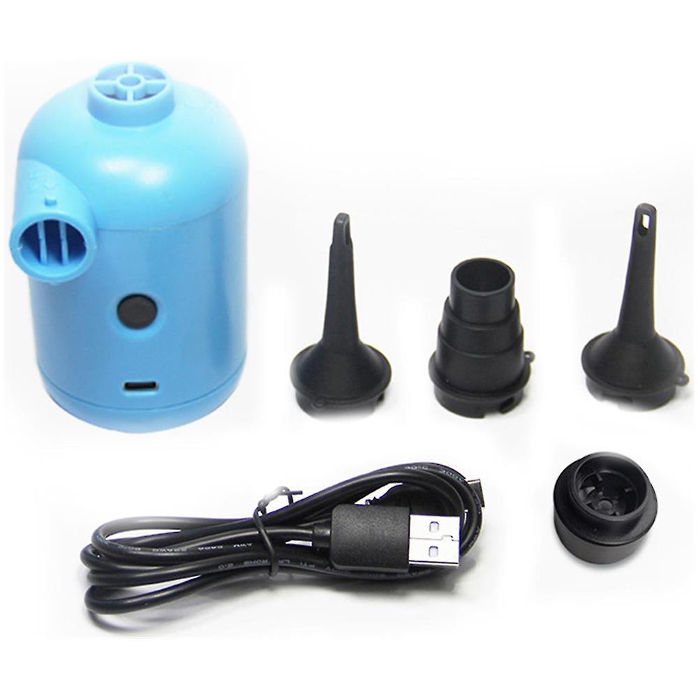 Pompa Elettrica USB Per Gonfiabili - 3 Ugelli Rimovibili, Ricaricabile, Per Materassi, Piscine E Giocattoli - Foto 8
