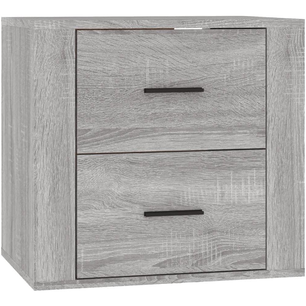 Comodino A Muro Grigio Sonoma 50x36x47 Cm - Foto 2