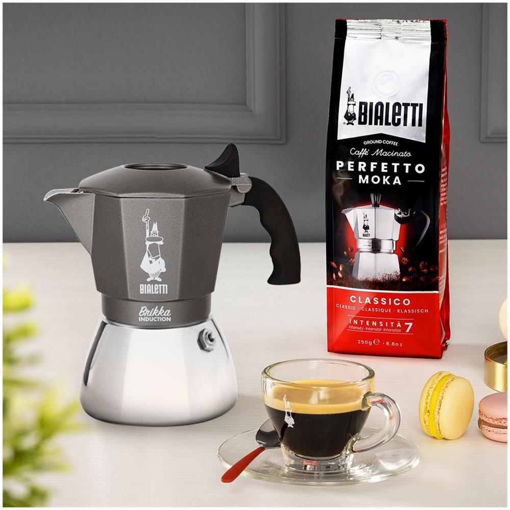Brikka Induction Moka Nero, Acciaio inossidabile - Foto 3
