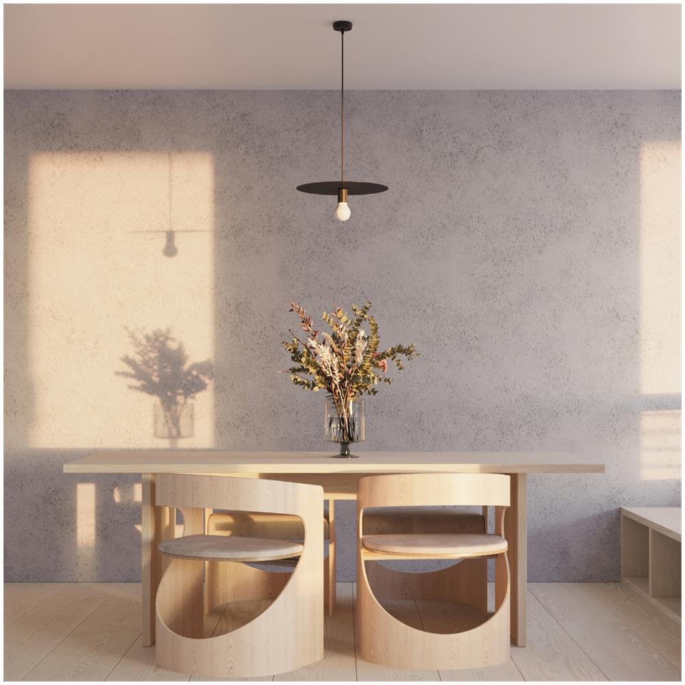 Lampada A Sospensione Flavio Nero Sl. 0853 - Moderno Lampade A Sospensione Nero 105x40x40 Cm - Foto 7
